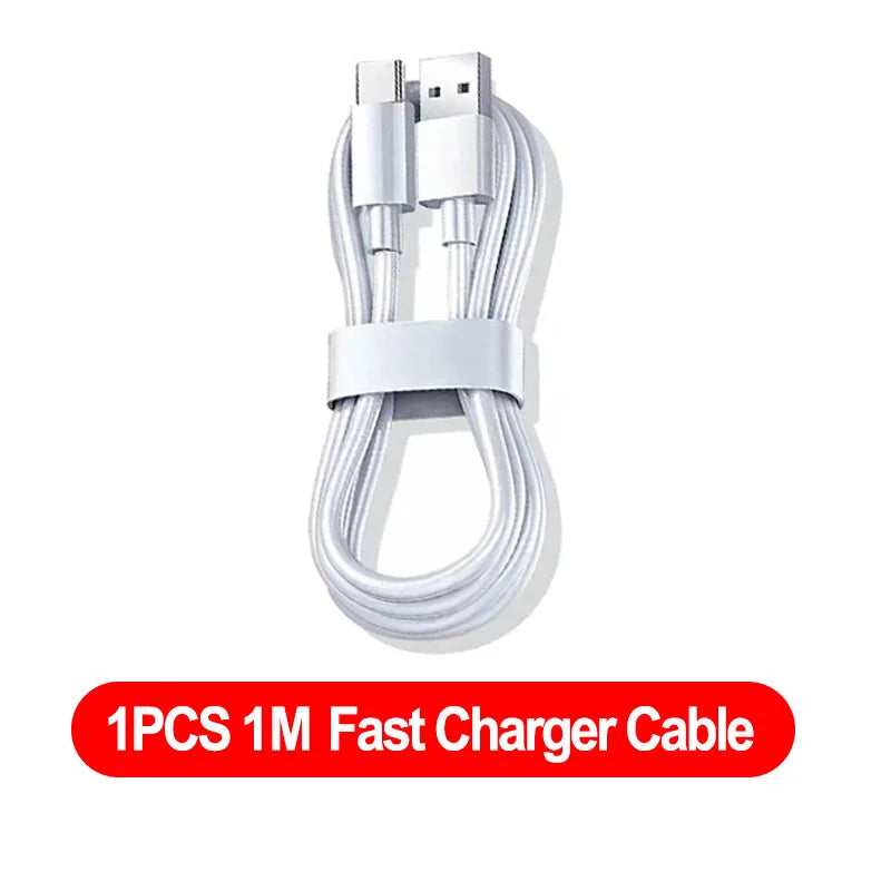 NNBILI 1-3PCS 10A 100W Type C Super Fast Charging Cable Data Cord For Huawei OPPO vivo iQoo Quick Charing USB C Cables