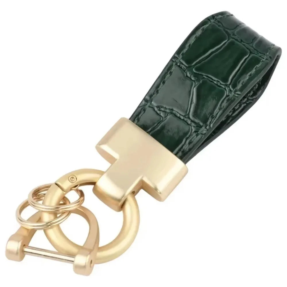 Leather Keychain for Men Women Personalized Custom Logo Name Laser Engrave Car Key Ring Mother's Day and Father's Day Gift