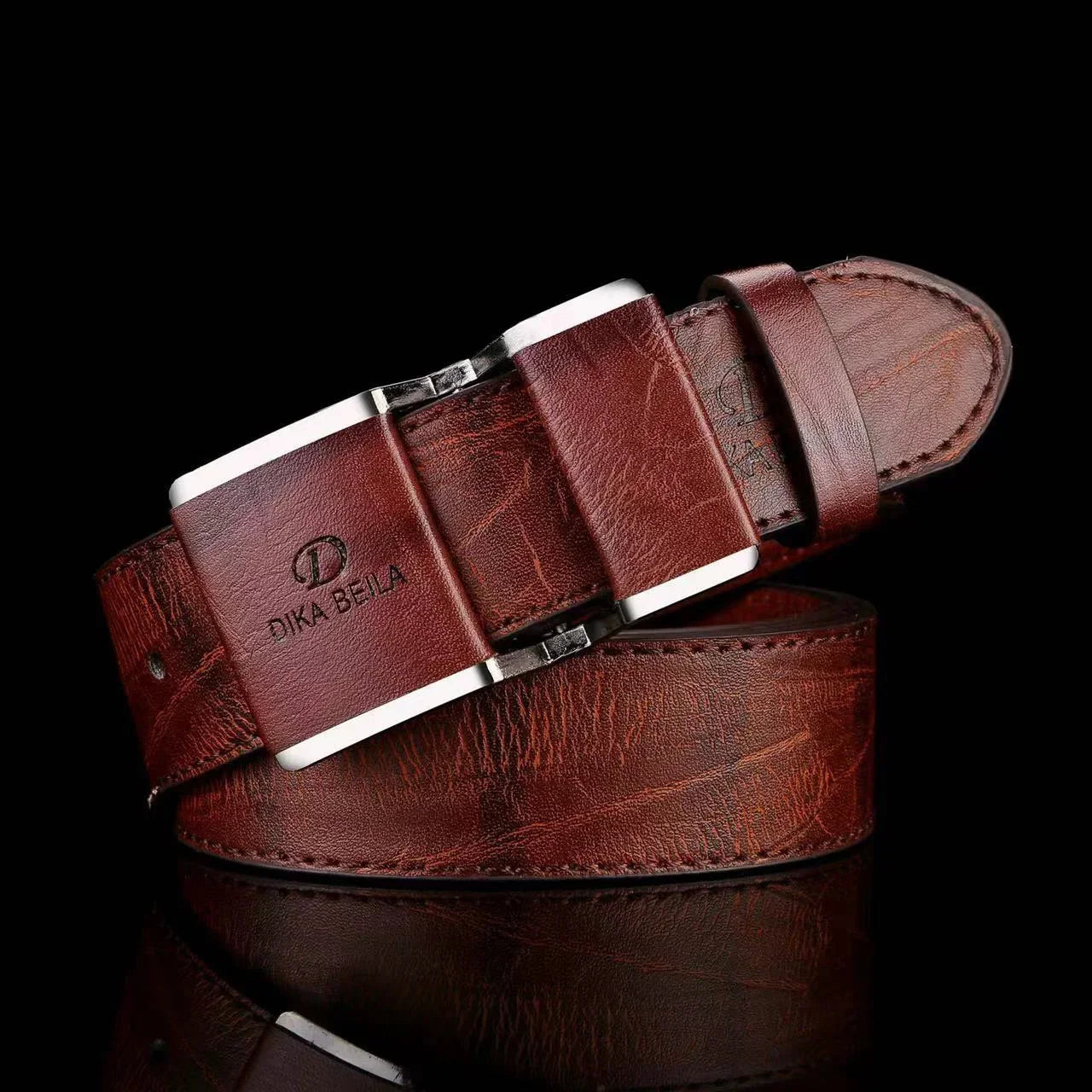 2025 New Men's Belt Korean Fashion Smooth Buckle Business Casual Belt Fashion Young Men's Trouser Designer Luxury Brand Belts