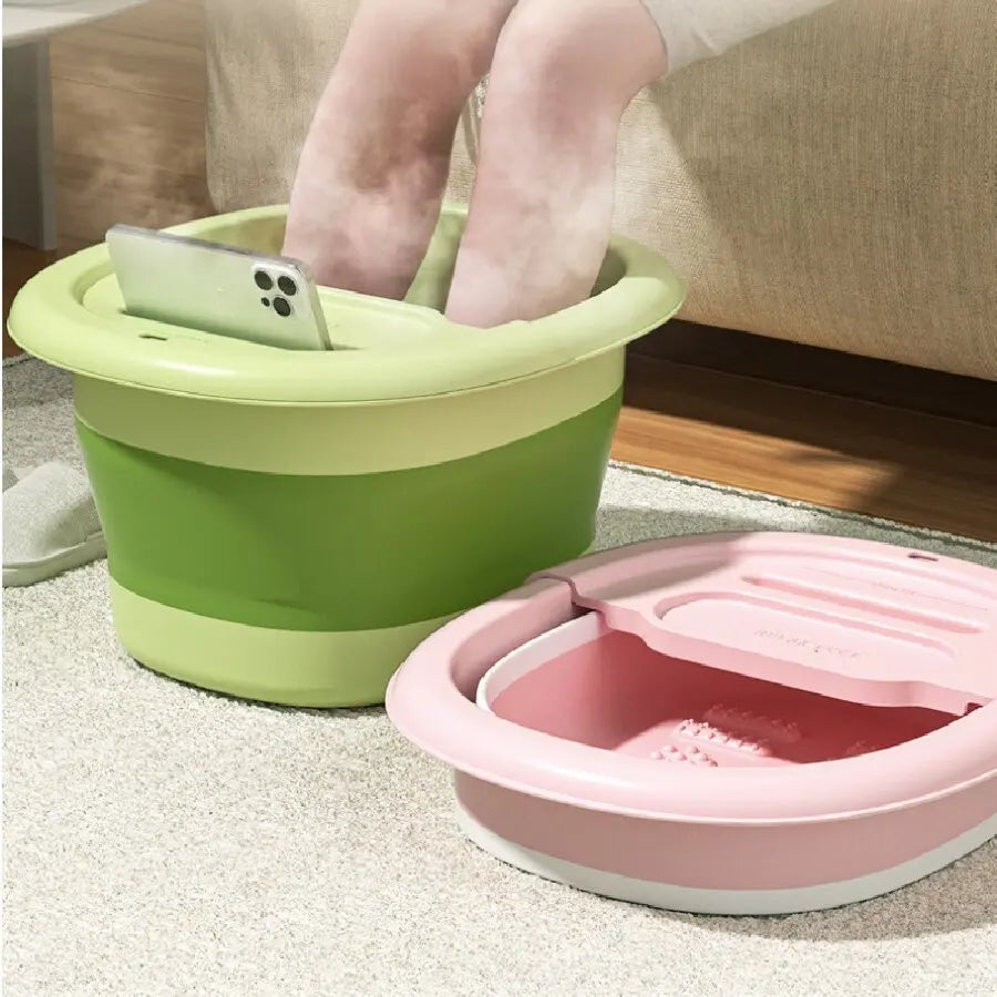 Foldable foot bath tub for health and height enhancement,portable calf foot bath tub,foot basin with foot massage, foot bath tub